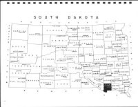 South Dakota State Map, Bon Homme County 1983